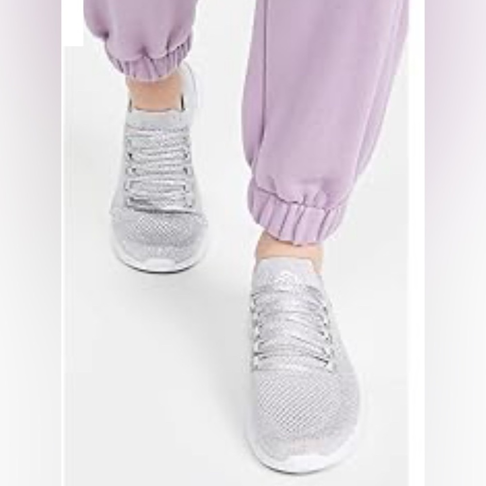 APL techloom Women's Silver Athletic Sneakers